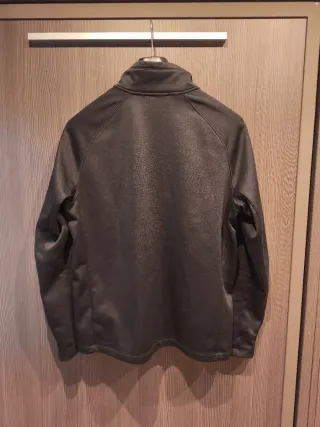 The North Face Chaqueta polar fina, negra