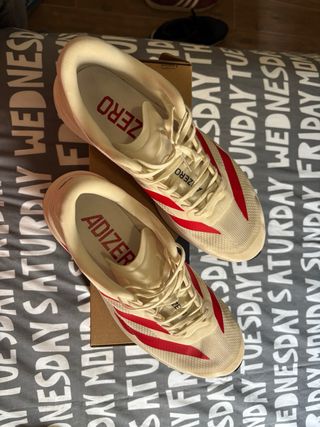 Zapatillas Adidas Adizero EVO SL Blancas/Rojas