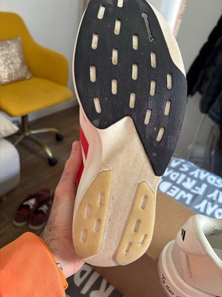 Zapatillas Adidas Adizero EVO SL Blancas/Rojas