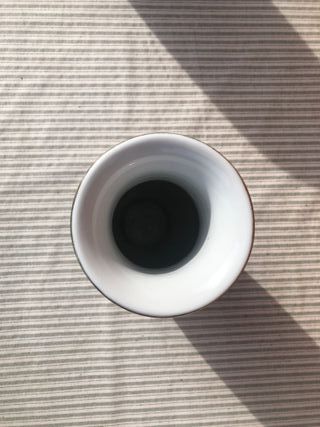 Jarrón Chino Porcelana Flores/Mariposas Multicolor