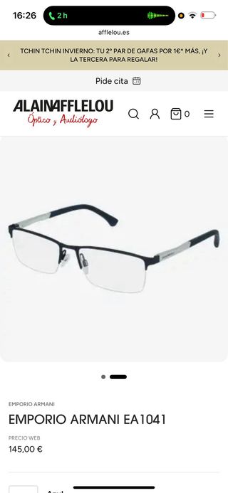 Gafas Emporio Armani