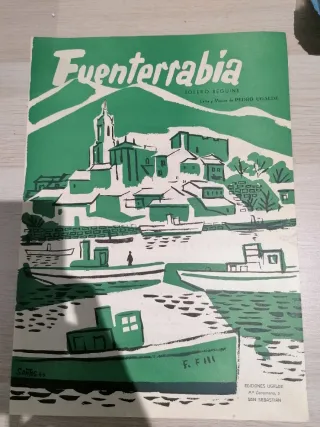 Partitura Fuenterrabia Piano y Voz