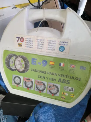 Cadenas de nieve E-9 Talla 70