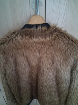 Chaquetón pelo sintético Tiffosi marrón