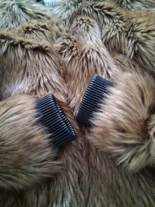 Chaquetón pelo sintético Tiffosi marrón