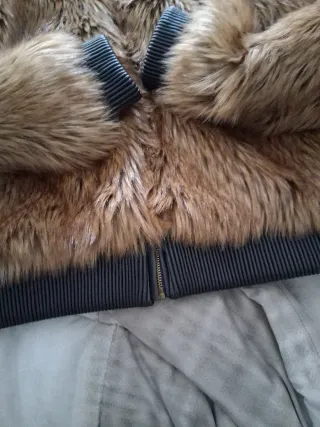 Chaquetón pelo sintético Tiffosi marrón