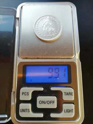 Moneda 2 Francos Suizos 1914 B