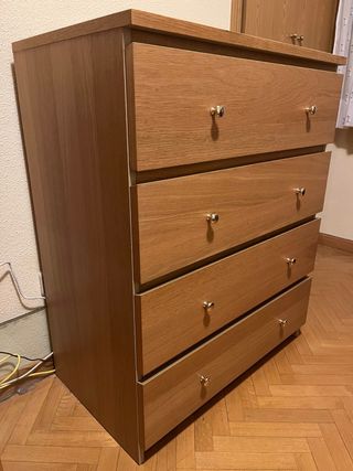 Cómoda Malm Ikea Roble