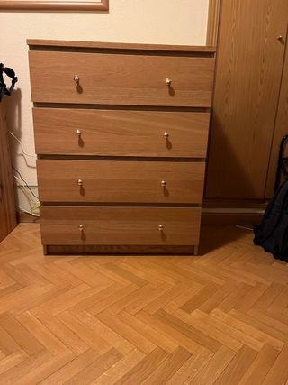 Cómoda Malm Ikea Roble