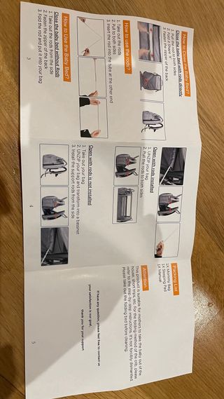 Mochila Cuna Portátil Gris