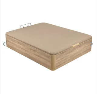 Canapé abatible madera natural 90x190