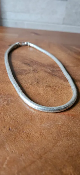 Collana snake in argento