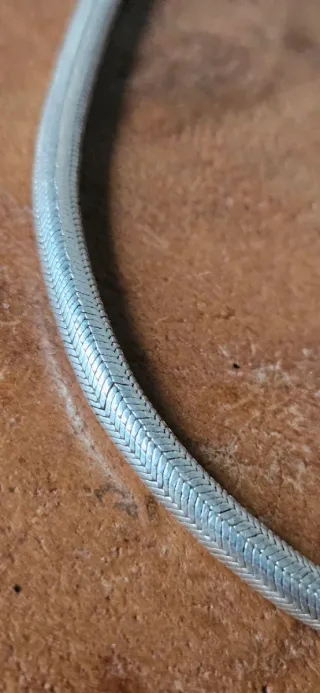 Collana snake in argento