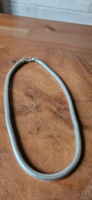 Collana snake in argento