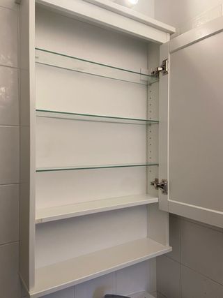 Armario espejo blanco Ikea Hemme