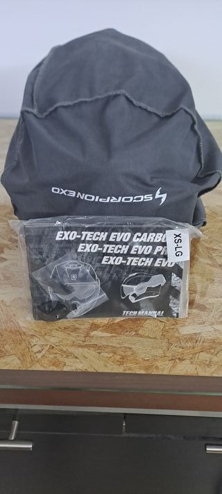 Casco Scorpion Exo-Tech Modular Azul Talla M