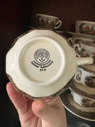 Juego té La Cartuja Viejo Molino