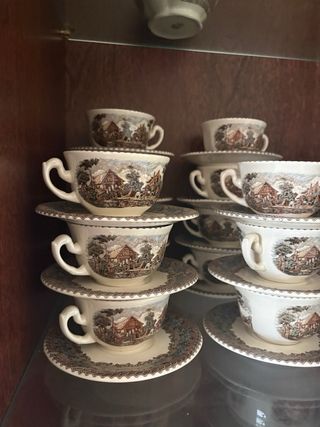 Juego té La Cartuja Viejo Molino