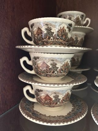 Juego té La Cartuja Viejo Molino