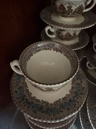 Juego té La Cartuja Viejo Molino