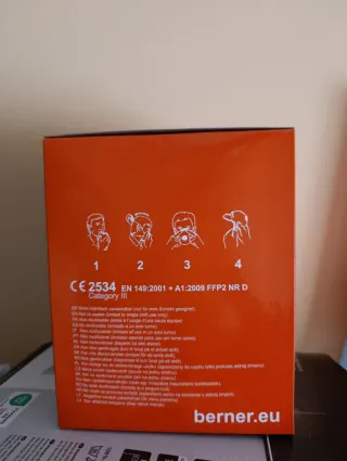 Mascarillas FFP2 Berner con válvula (10 uds)