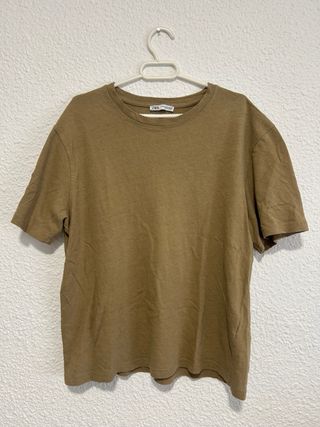 Camiseta Zara - Marrón - M