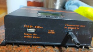 Regulador de carga solar 24V