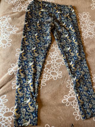Pantalon elástico Paisley talla M