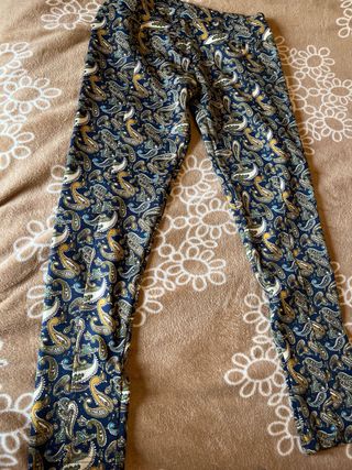 Pantalon elástico Paisley talla M
