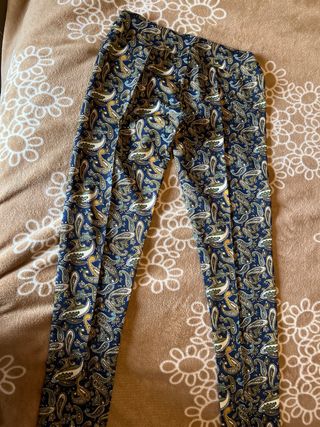 Pantalon elástico Paisley talla M