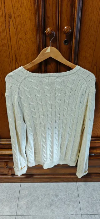 Jersey Polo Ralph Lauren Blanco Trenzado