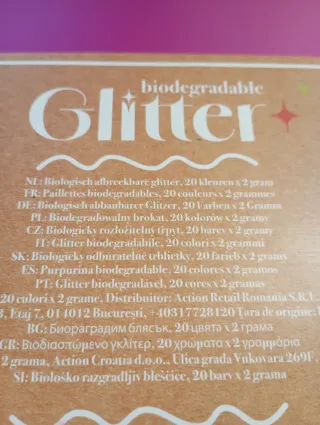 Set Glitter Craft Sensations Multicolore