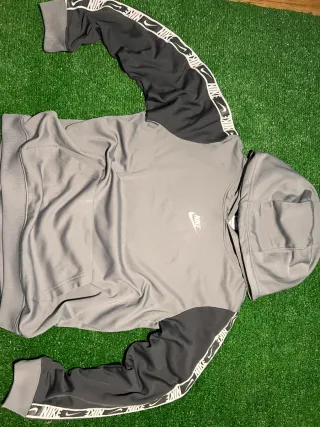 Sudadera Nike Gris y Negra