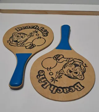 Racchette da spiaggia in legno