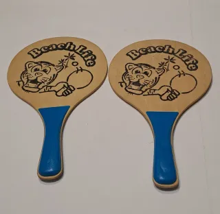 Racchette da spiaggia in legno