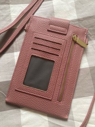 Bolso mini para móvil rosa