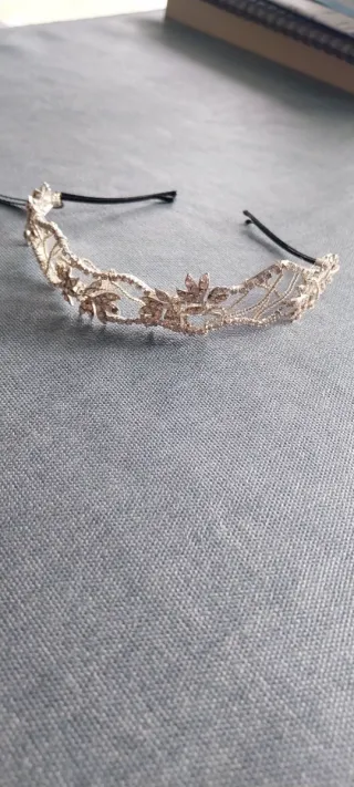 Diadema Novia Plata