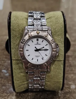 Reloj Calypso Plata y Blanco