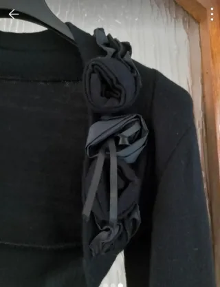 Scalda cuore nero con rouches