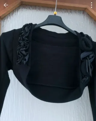 Scalda cuore nero con rouches