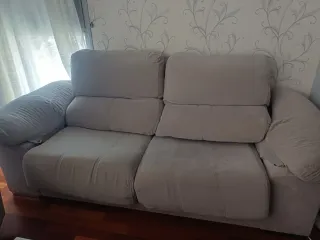 Sofá y  sillones de telagris.por separado o conjun