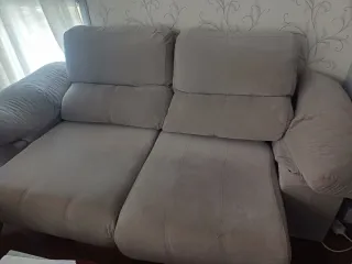 Sofá y  sillones de telagris.por separado o conjun