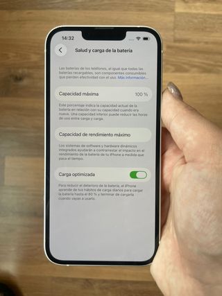 iPhone 13 128GB Blanco - Batería 100%