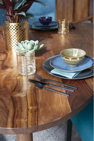 Mesa de centro vintage Sheesham macizo