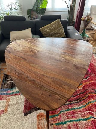 Mesa de centro vintage Sheesham macizo