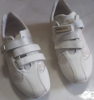 Scarpe neonato Alberto Guardiani bianche