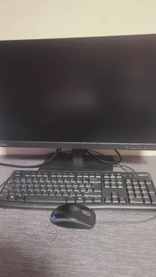 Monitor Lenovo Thinkvision 24 Negro + teclado