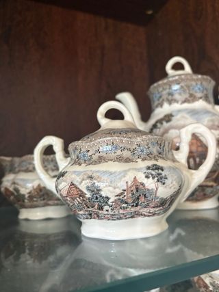 Juego La Cartuja: Lechera, Cafetera, Azucarera