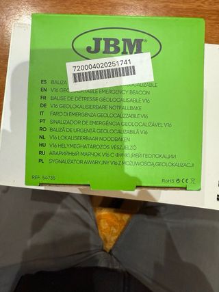 Baliza V16 JBM DGT GPS