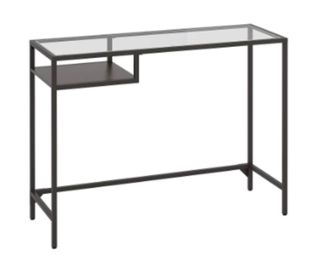 Mesa multiusos cristal y metal